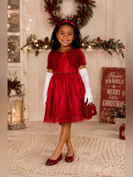 Sweet Heart Rose Other - Sweet Heart Rose Size 6 Kids Red Short Sleeve Dress Girls Excellent Condition